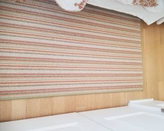 Striped area rug