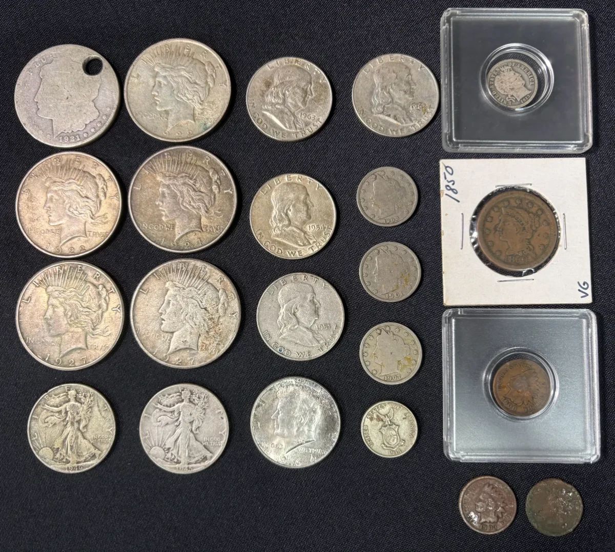 01 Silver Dollars Half Dollars Indian Cents And More