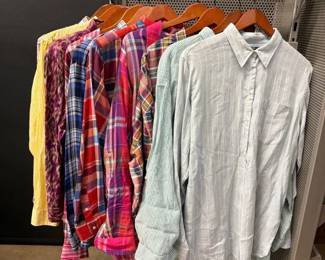 Lauren Ralph Lauren Button Up Shirts Size XL XXL Plaid, Stripe, And More