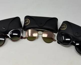RayBan Mirror Aviator And Fashion Sunglasses With Cases