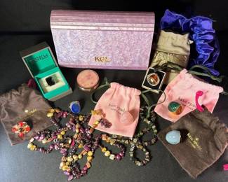 Kate Spade Costume Jewelry Rings, Kurt Geiger London Acrylic Handbag And More