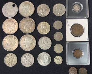 01 Silver Dollars Half Dollars Indian Cents And More