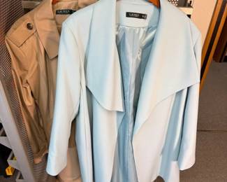 Ralph Lauren Womens Belted Waist Coat Trench Coat XXL