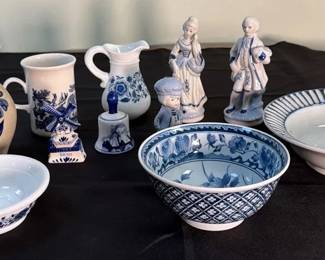 Blue White Ceramicporcelain Lot