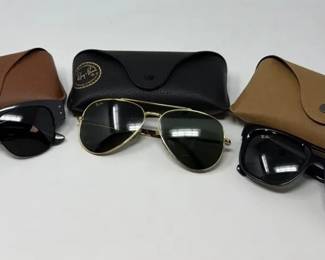 RayBan Aviator And Fashion Sunglasses With Cases