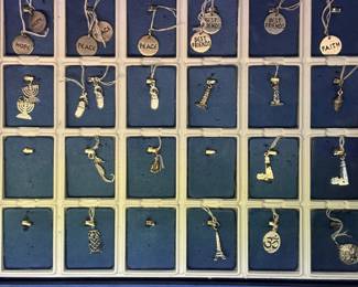 Modern Silver Bracelet Charms