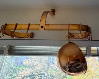 Paul Revere Copper Pot Rack 