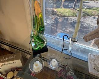 Rollin Karg Signed Art Glass 
