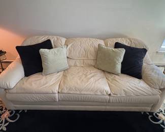Huffman Koos Leather Sleeper Sofa