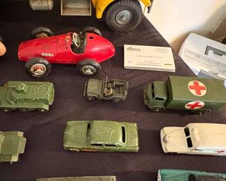 Vintage Dinky Trucks & Schuco Race Car