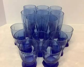 Anchor Hocking Cobalt Blue Glasses