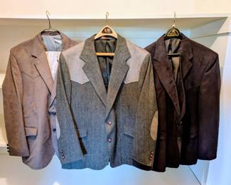 Theee Vintage Mens Sports Coats