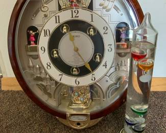 Seiko Melodies In Motion Clock Thermometer