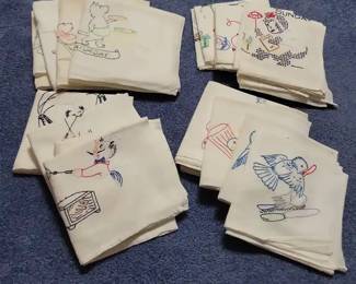 Cross Stitch Floursack Towels