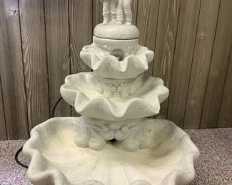 Massarellis Concrete Water Fountain