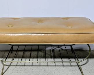 MCM Large Rectangular Ottoman