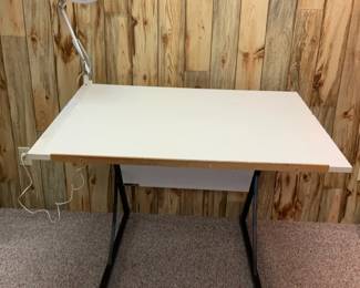 Drafting Table With Lamp