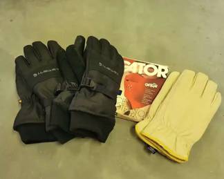 XL Carhartt Gloves, Gator Wells Leather Gloves