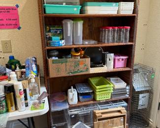 Plasticware and storage bins