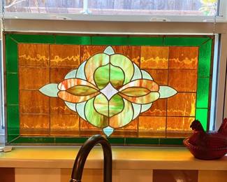Stained Glass kitchen area