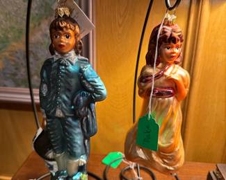 Poland Radko, Blue Boy and Pink Lady ornaments