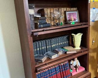 Antique cherrywood bookcase