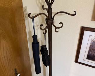Metal coat rack