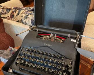 Antique Corona manual typewriter