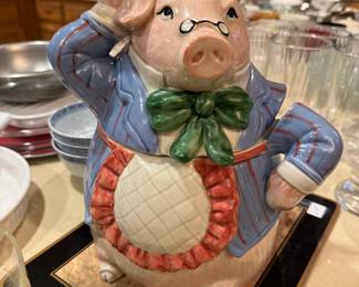 1987 Fritz Floyd Pig Cookie Jar