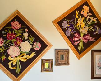 Large framed Needlepoint