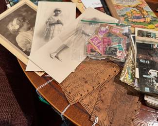 Vintage postcards and photos