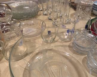 Pyrex and glassware