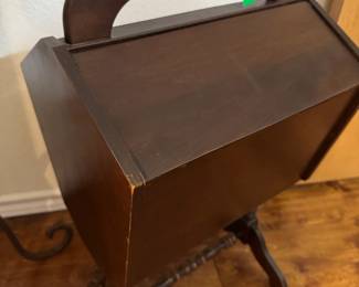 Antique sewing basket