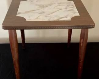 Vintage Formica Inset End tableplant Stand