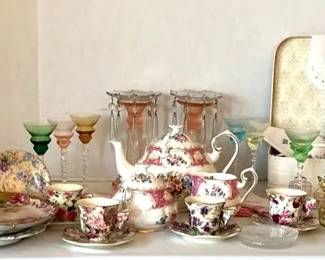Royal Albert Bone China Tea Pot, Creamer, And Sugar Bowl Much More