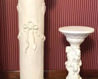 Two Plaster Columns