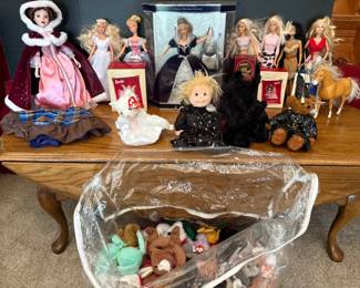Barbies, Dolls Beanie Babies