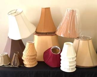 New and Gently Used Lampshades And Harps