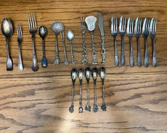 Silver Plated Souvenir Utensils