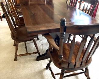 Dining Room Table with 2 Armchairs 4 Chairs