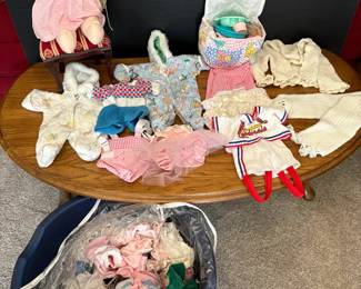 Vintage Doll, Clothes More