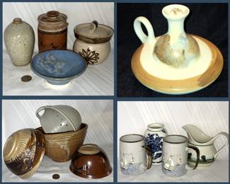 Lots of Signed Studio Pottery