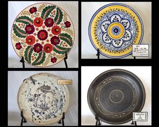 Kalosca Plate, Spanish Plate, Family Art Plate and Wooden Plate Made in Ghana