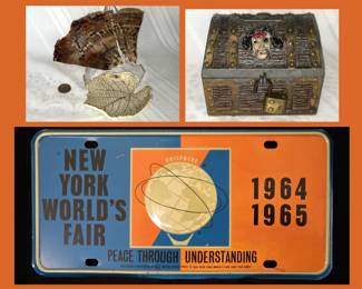 Pirate Bank and NY World's Fair License Plate 1964-1965