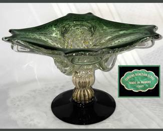 Genuine Venician Glass Made in Italy with Label