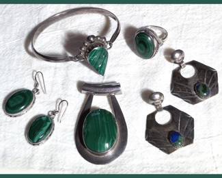 Sterling and Malachite