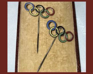 Pair of 1936 Berlin? Olympics Stick Pins