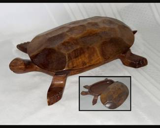 Wooden Turtle Box