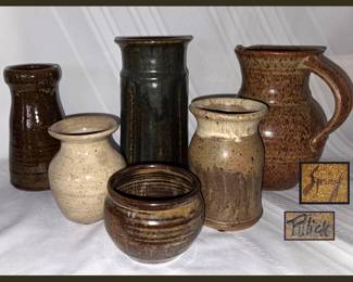 Pottery including Pulick and Spring Potteries
