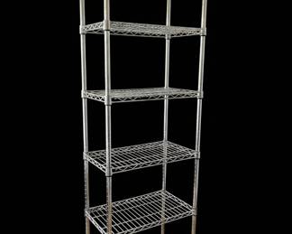 Chrome Wire Utility Shelving Unit
